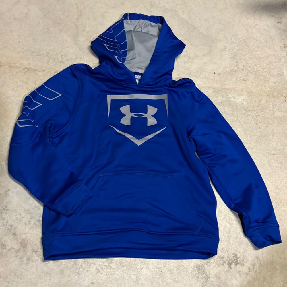 Under Armour Blue Hoodie Youth Large